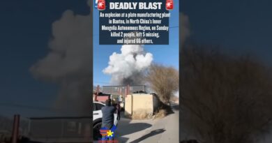 Deadly Blast at Chinese Factory