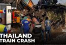Deadly rail accident in Thailand: Crane falls onto moving train, killing at least 32