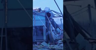 Deadly roof collapse at Russian shopping mall after heavy snowfall | AJ #shorts