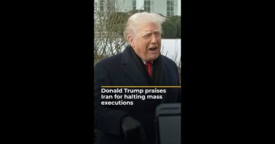 Donald Trump praises Iran for halting mass executions | AJ #shorts