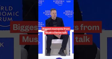 #ElonMusk made a surprise appearance at #Davos. Here’s what he said. #Tesla