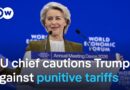 EU chief vows ‘unflinching’ response to Trump’s Greenland tariffs | DW News