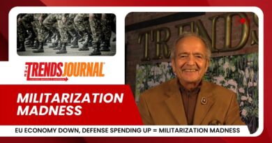EU ECONOMY DOWN, DEFENSE SPENDING UP = MILITARIZATION MADNESS TOP TREND