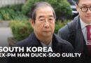 Ex-South Korean PM Han Duck-soo found guilty of action of insurrection