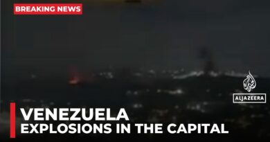Explosions heard over Venezuelan capital Caracas amid US tensions
