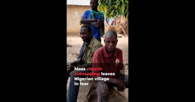 Fear grips Nigerian village after mass church kidnapping | AJ #shorts