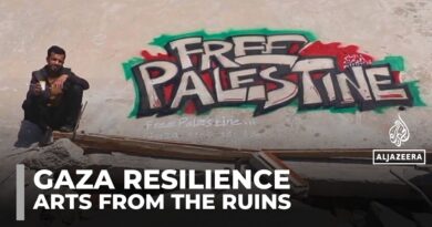 Gaza’s artists turn war ruins into canvases of resistance and hope
