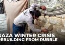 Gaza’s displaced rebuild from debris as winter deepens the crisis