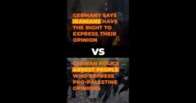 Germany’s double standard on peaceful protests