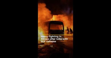 Heavy fighting in Aleppo, Syria, after talks with SDF collapse | AJ #shorts