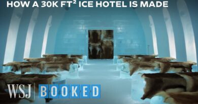How an Arctic Resort Builds a Hotel From 30K Tons of Ice and Snow | WSJ