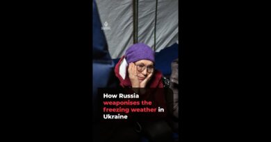 How Russia is weaponising the freezing weather in Ukraine | AJ#shorts
