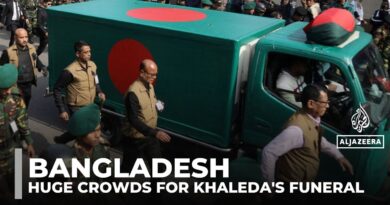 Huge crowds for Khaleda funeral as Bangladesh bids farewell to ex-leader