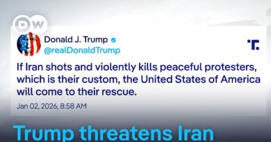 Iran protests: Trump threatens to intervene if ‘Iran kills protesters’ | DW News