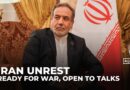 Iranian FM Araghchi warns Iran ready for war if US wants to ‘test’ it