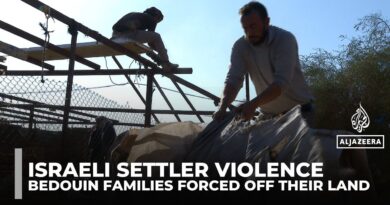Israeli settler attacks force Palestinian Bedouin families off their land in the occupied West Bank
