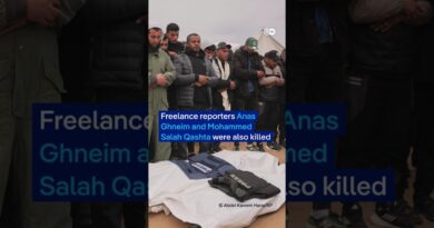 Israeli strike on aid group vehicle kills three Palestinian journalists | DW News