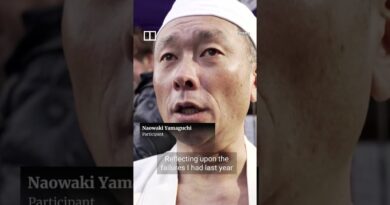 Japanese worshippers brave ice bath for the new year