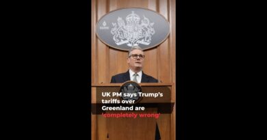 Keir Starmer says Trump’s tariffs over Greenland are ‘completely wrong’ | AJ#shorts