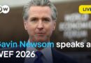Live: California Governer Gavin Newsom speaks at the World Economic Forum 2026 | DW News