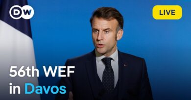 Live: Special Address by French President Emmanuel Macron at WEF | DW News