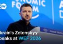 LIVE: Ukrainian President Zelenskyy delivers remarks at World Economic Forum 2026 | DW News