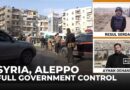 Live update:  Aleppo is under full government control after three days of fighting