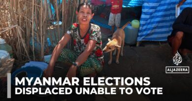 Millions displaced by Myanmar’s civil war excluded from voting in military-run election