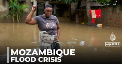 Mozambique floods: Communities cut off after weeks of heavy rainfall