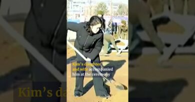 North Korean leader visits site of memorial for Ukraine dead