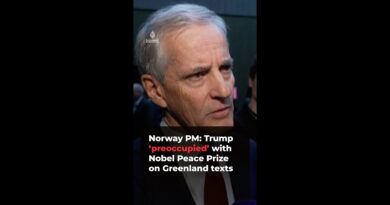 Norway PM: Trump ‘preoccupied’ with Nobel Peace Prize on Greenland texts | #ajshorts