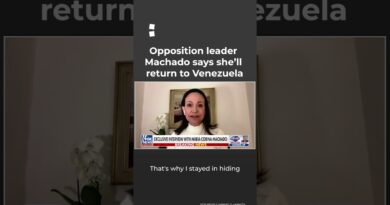 Opposition leader Machado says she’ll return to Venezuela | AJ #shorts