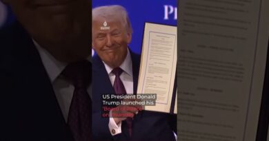 Palestinians in Gaza react to Trump’s ‘Board of Peace’ | AJ #shorts