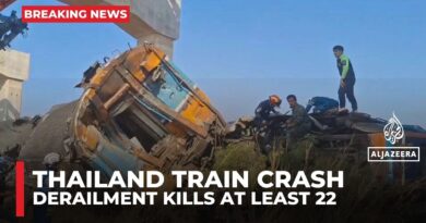 Passenger train derails in Thailand, killing at least 22 and injuring dozens