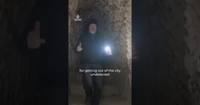 Reporter goes inside Aleppo tunnels dug by SDF fighters
