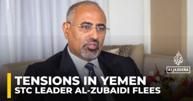 Saudi-led coalition in Yemen says STC leader al-Zubaidi has fled before peace talks