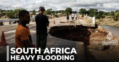 South Africa flooding: Heavy rainfall cuts off communities across region