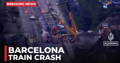 Spain train crash: Barcelona commuter train accident kills one person
