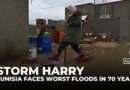 Storm Harry batters Mediterranean as Tunisia faces worst floods in 70 years