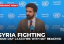 Syria fighting: Government says four-day ceasefire with SDF reached