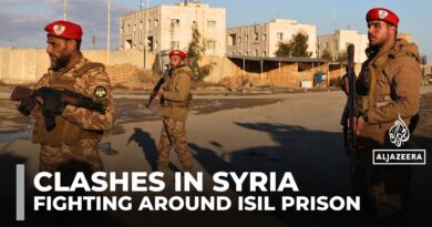 Syrian army clashes with Kurdish-led SDF near prison housing ISIL detainees