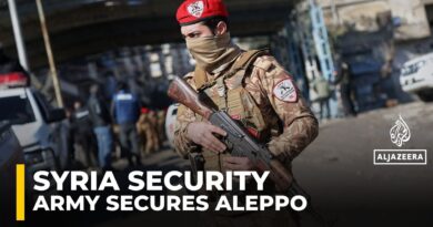 Syrian army conduct security sweeps in Aleppo to neutralise explosives left behind by SDF
