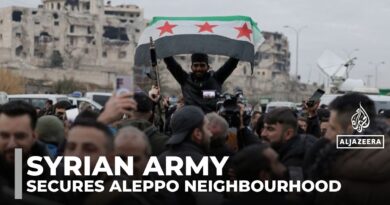 Syrian army secures Aleppo neighbourhood after SDF withdrawal