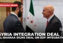 Syrian government and SDF agree on immediate ceasefire: State media