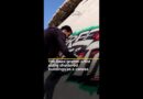 The Gaza graffiti artist using shattered buildings as a canvas | AJ#shorts