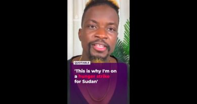 ‘This is why I’m on a hunger strike for Sudan’