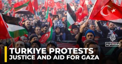 Thousands march in Istanbul to protest Israel’s genocide in Gaza, humanitarian crisis