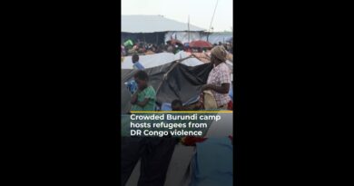 Thousands of refugees fleeing DR Congo arrive at Burundi camps | AJ#shorts