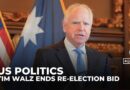 Tim Walz ends re-election bid as Minnesota governor amid fraud scandal