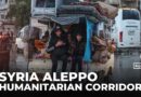Troop build up outside Aleppo: Syria’s military opens humanitarian corridor